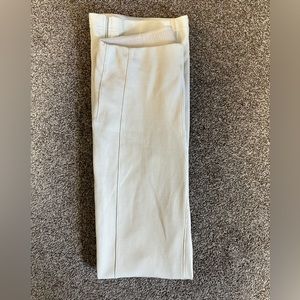 Brushed Softstream rubbed zip flare pants 32.5”